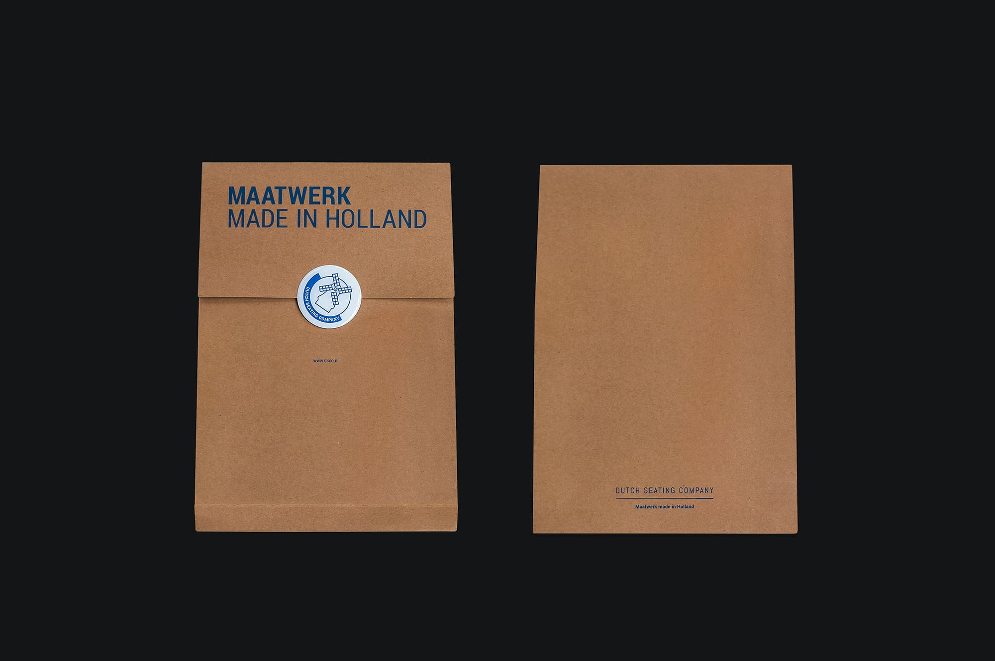 Dutch Seating Company Packaging
